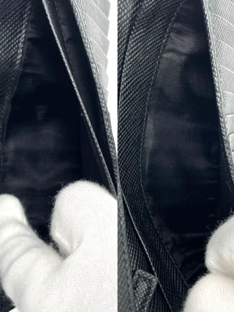 PRADA プラダ サフィアーノ 長財布 二つ折り財布 2MV836 三角ロゴ