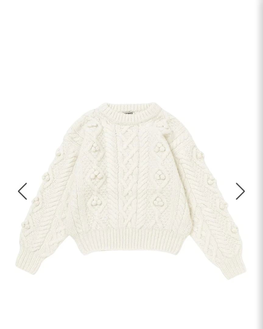 s*s様 最終値下げNKNIT bubble cable hand KNIT