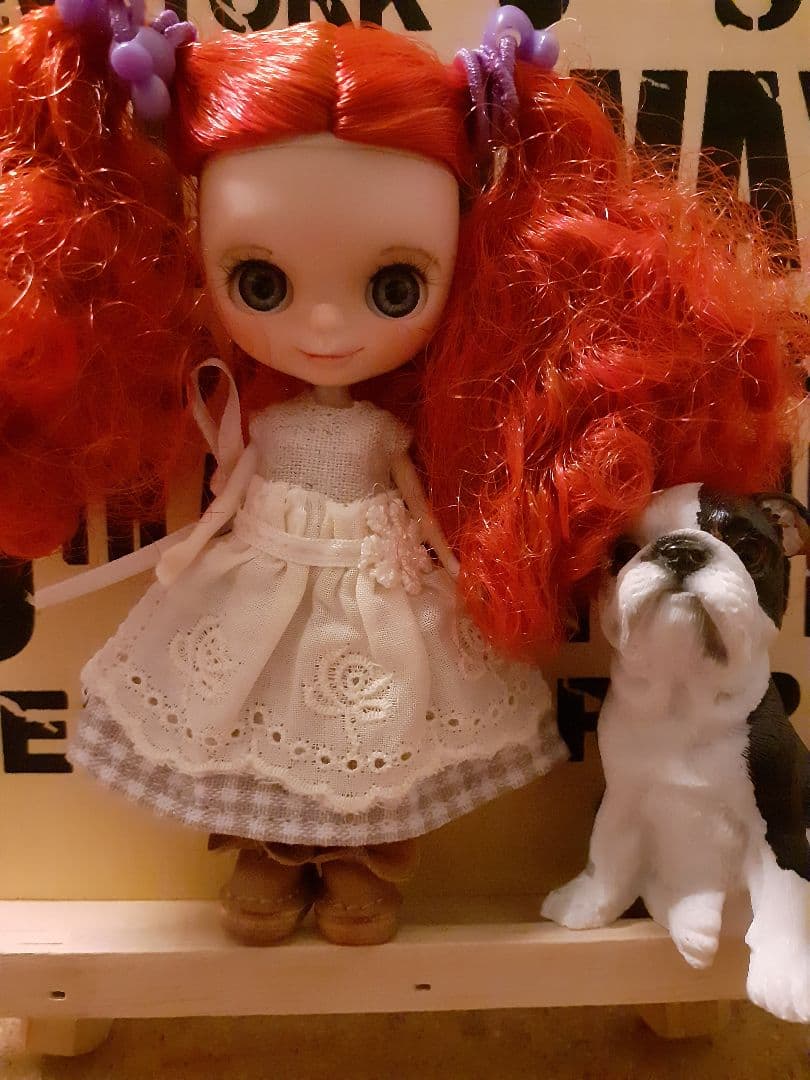 ♪♪カスタムプチブライス( *´艸｀)プリティフロムヘッドトゥトゥ