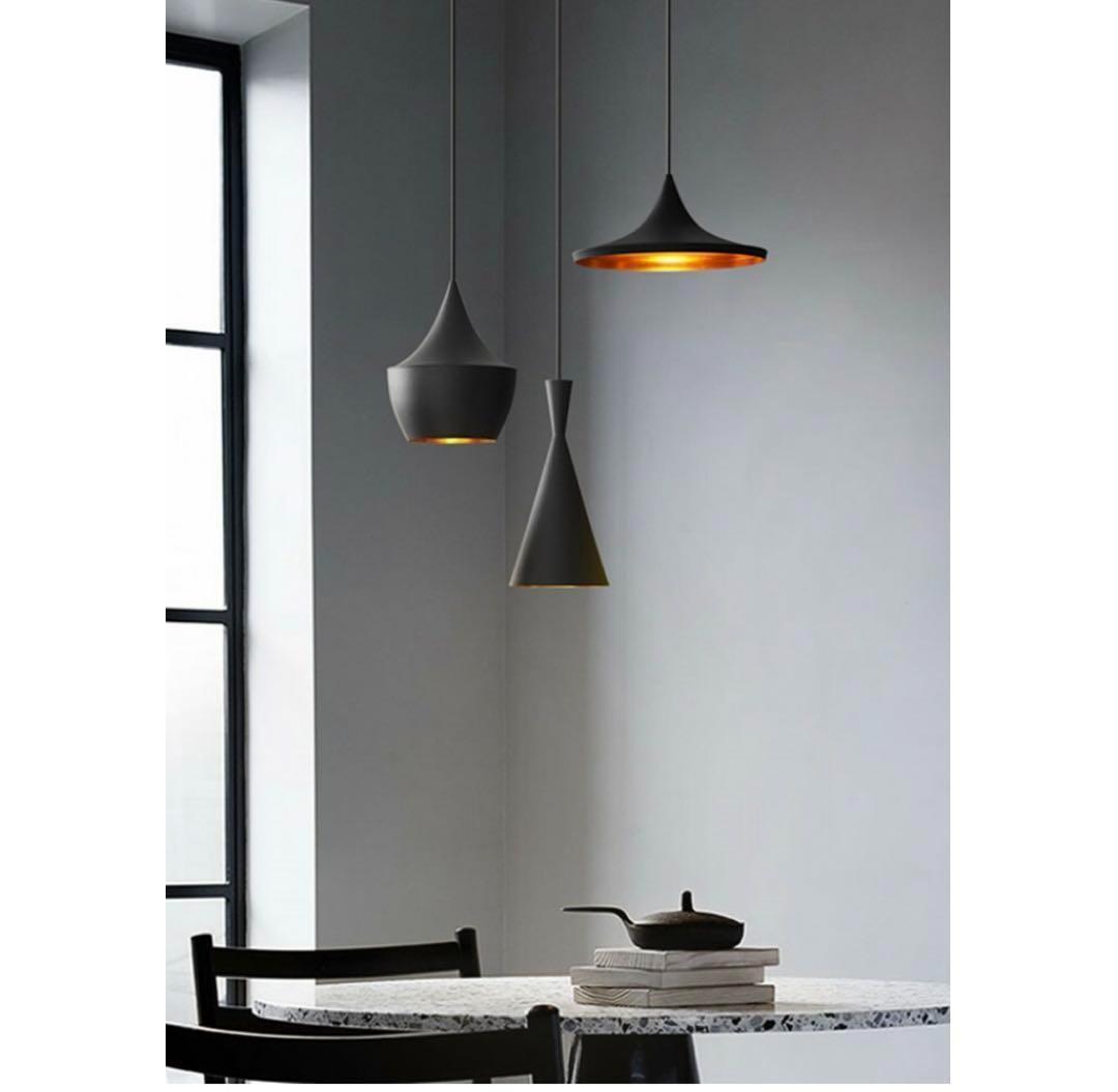 ペンダントライト ブラック 1灯 デザイン 照明 2セット