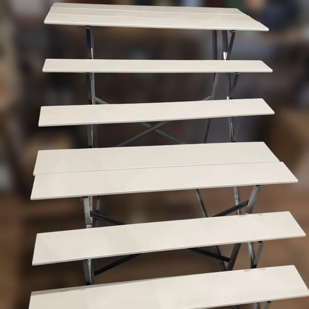 ひな祭り用　七段飾り　35号　毛氈付き　スチール製　ひな段　階段型飾り