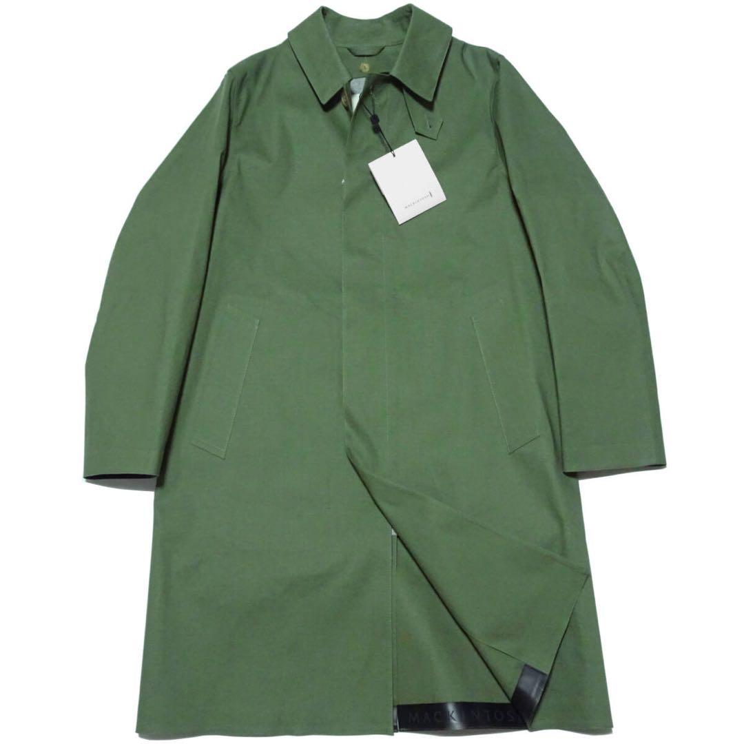 MACKINTOSH DUNKELD ゴム引きステンカラーコート36/18.5万