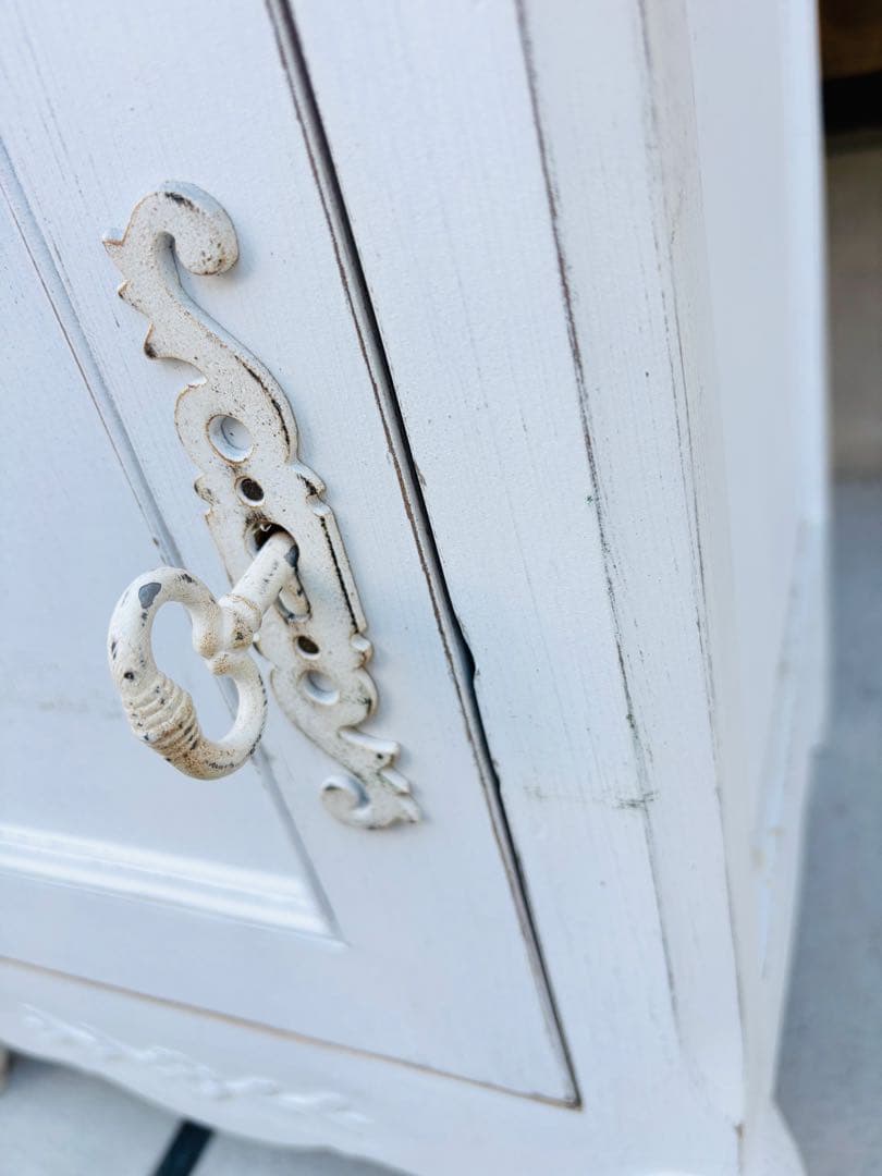 カントリーコーナー ナイトテーブル 木製 フランス