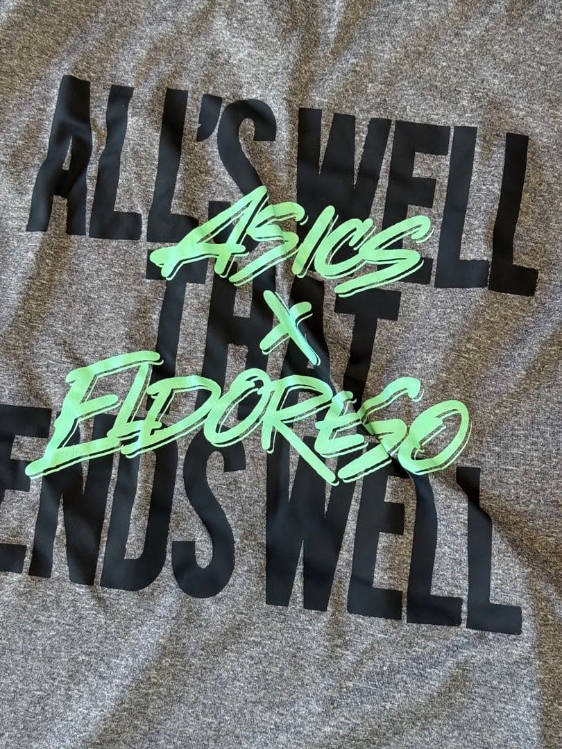 ASICS ELDORESO コラボ　ノースリーブ