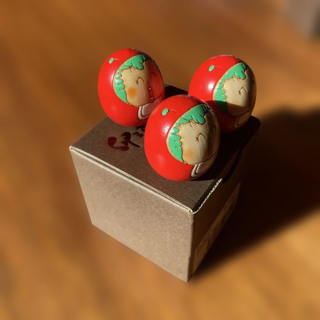 卯三郎こけし　ガッチャン×3 赤　Dr.スタンプ　アラレちゃん　廃盤品