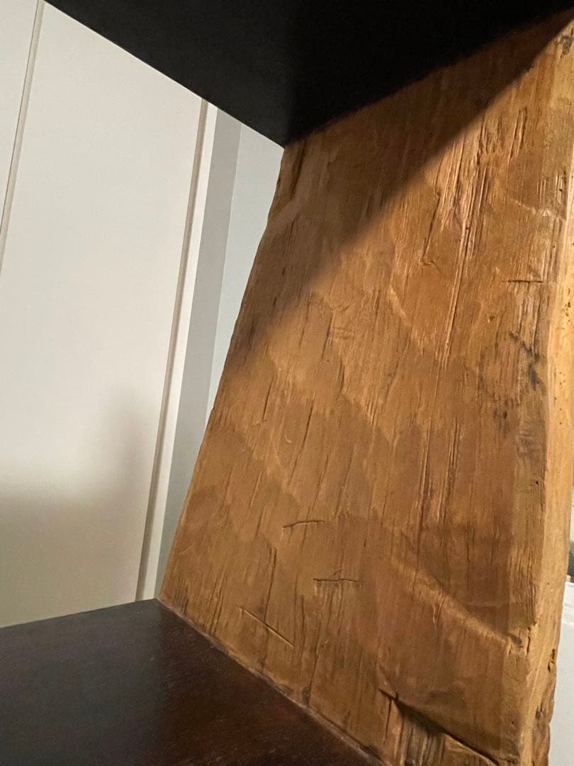 無垢材 ディスプレイシェルフ 木製傾斜3段