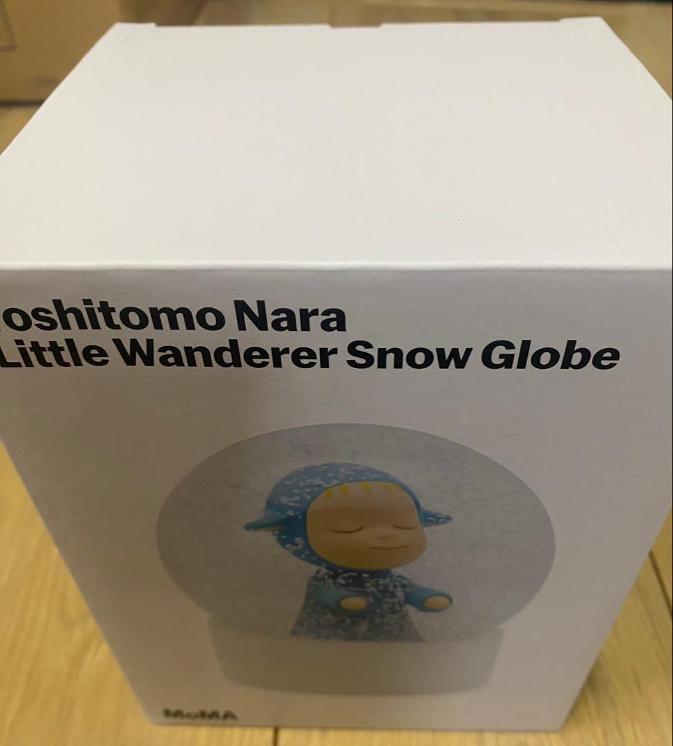 【新品】 奈良美智 スノードーム ブルー Little Wanderer