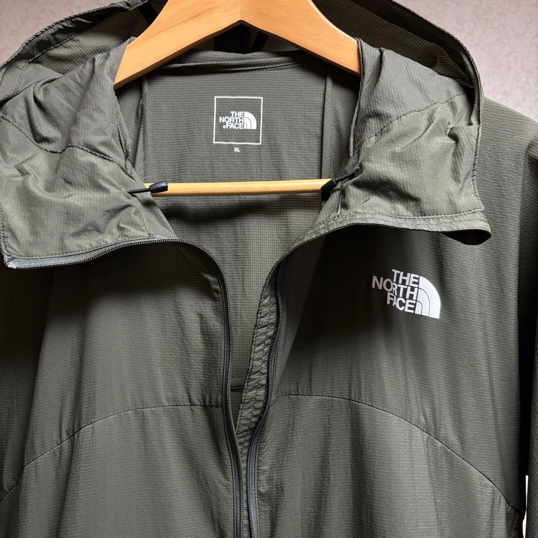 【美品】THE NORTH FACE スワローテイルフーディ XL ニュートープ