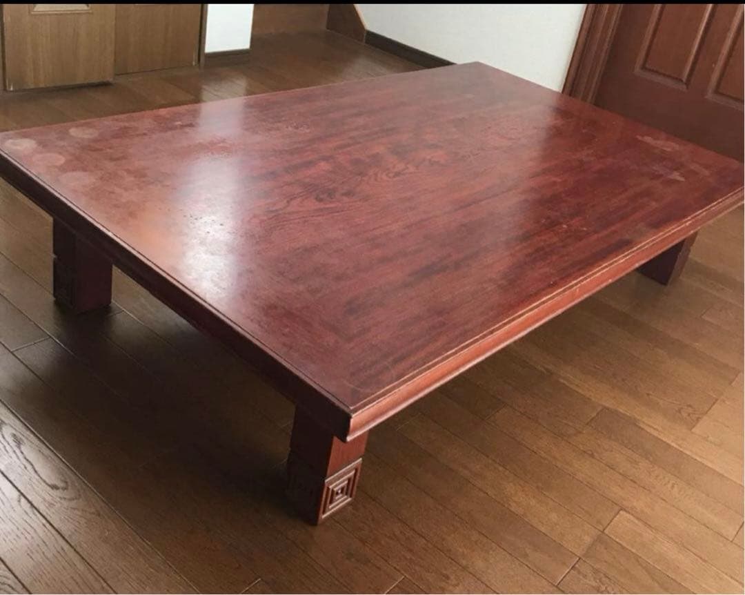 最終お値引き 漆塗り 折り畳み可 高級 和室テーブル 座卓 座敷机