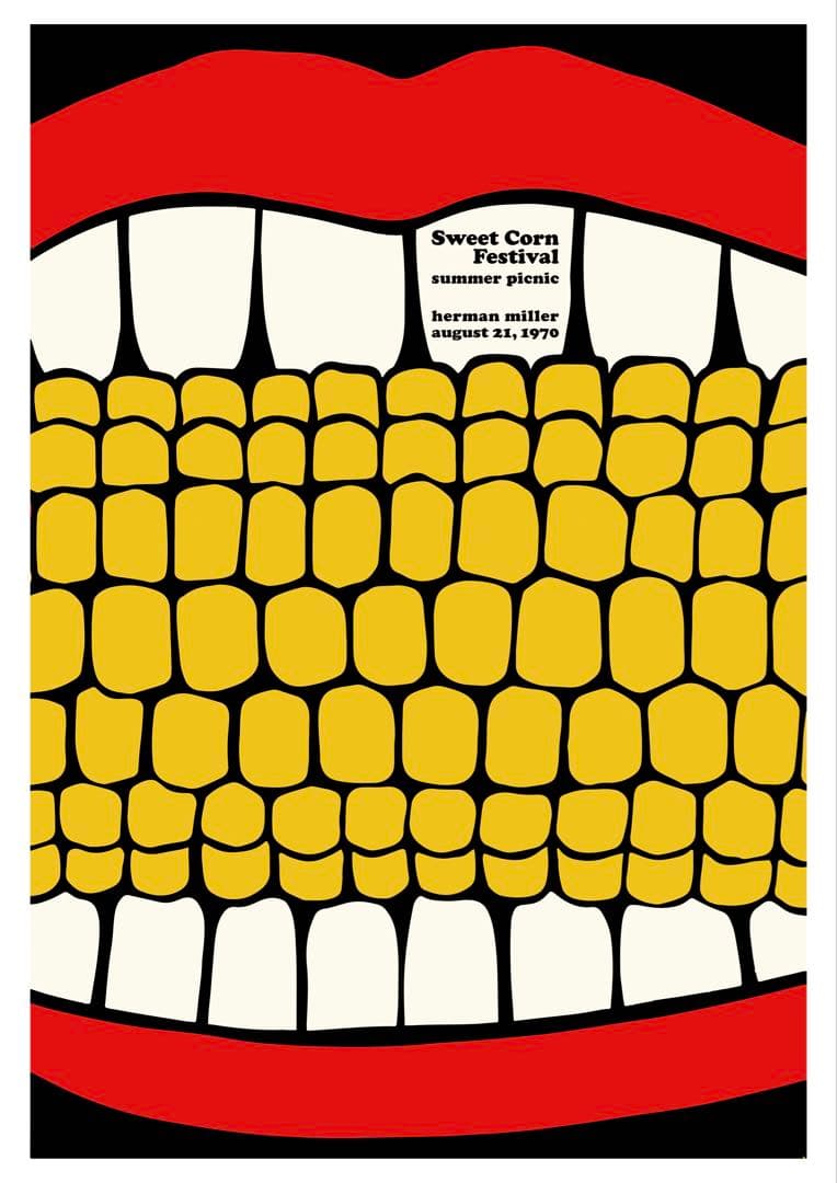 ハーマン・ミラー Summer Picnic アートポスター B1版