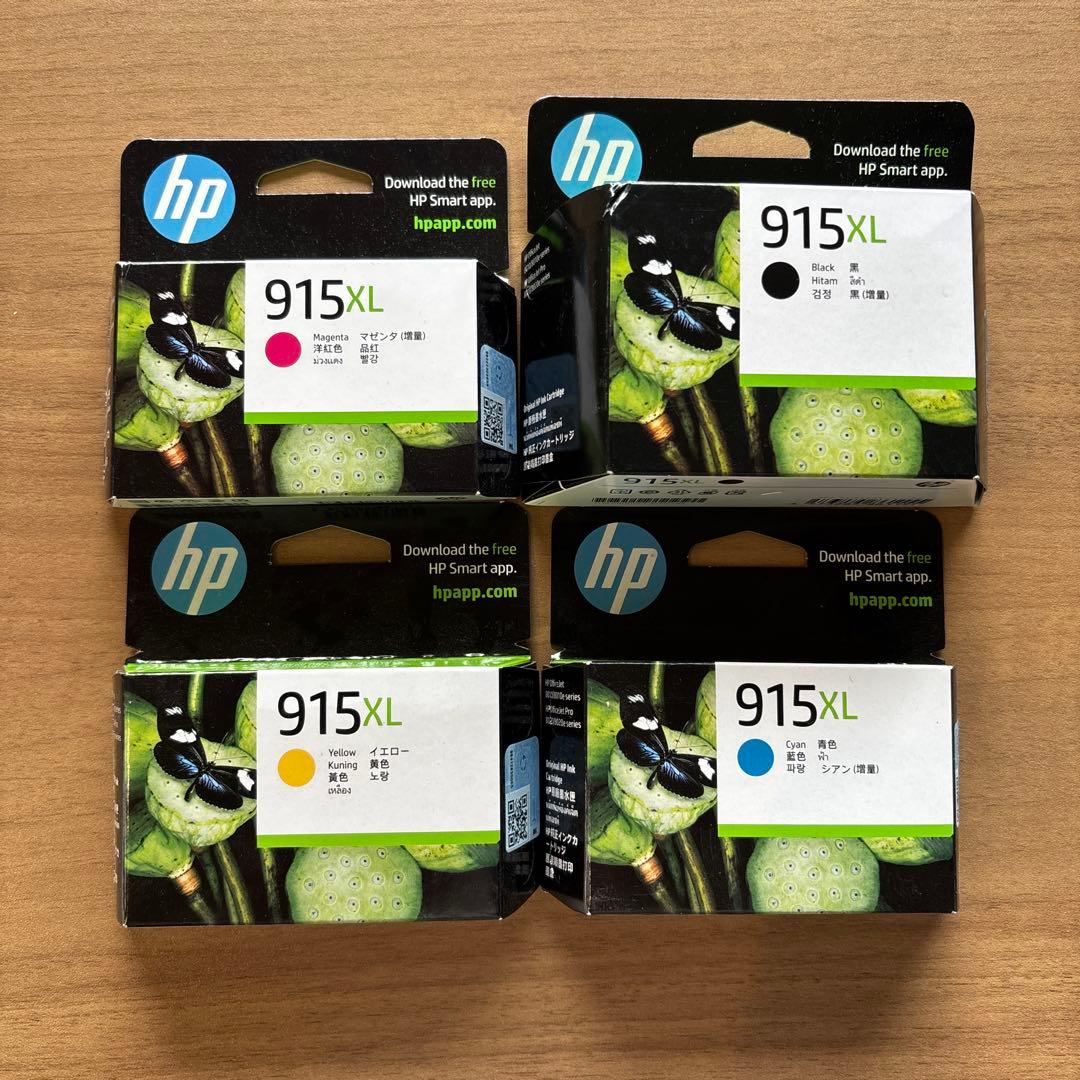 HP 915XL インクカートリッジ 4色セット