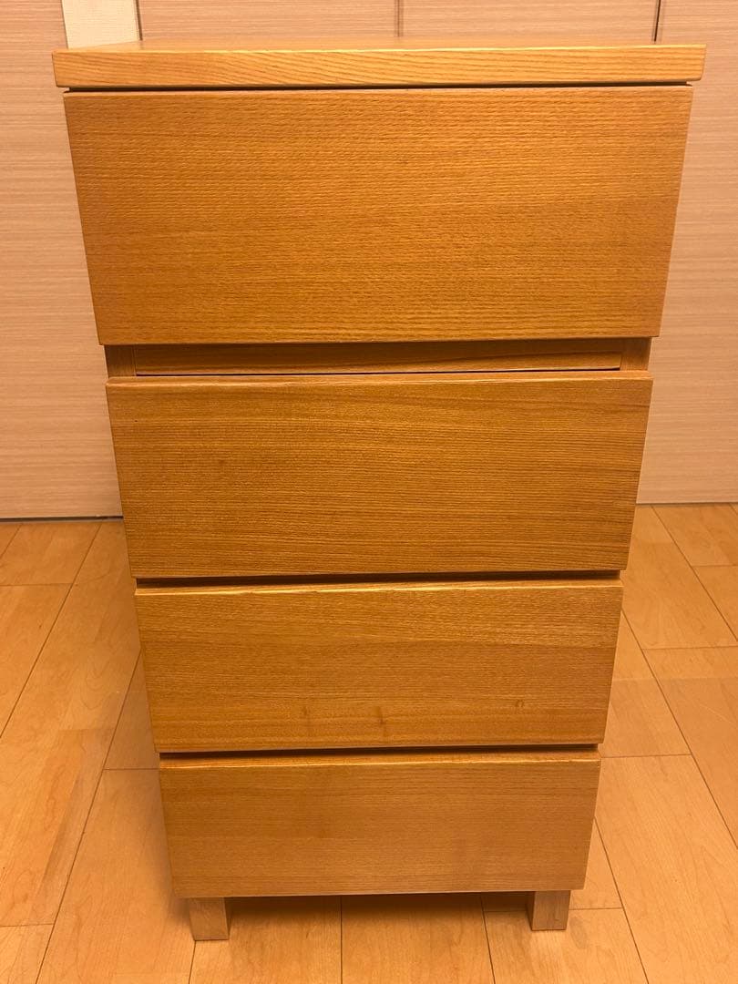 無印良品 4段 チェスト 引出し 脚