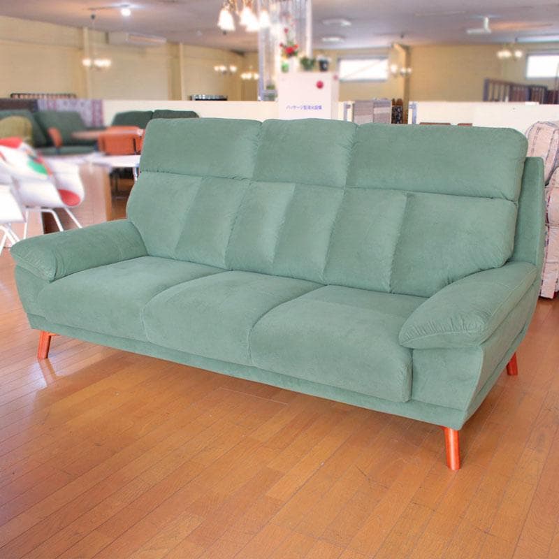 SCOTT スコット 二人掛けソファ グリーン ハイバック 143-214