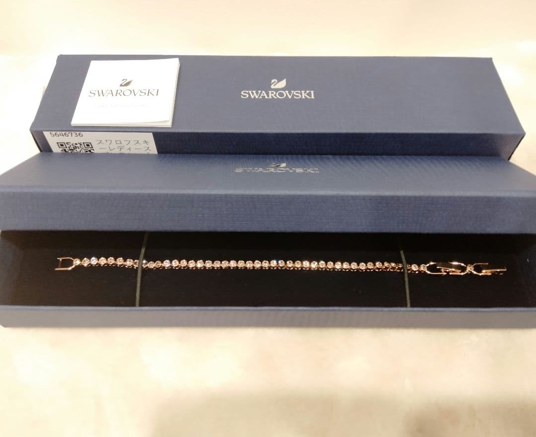 新品未使用箱付き スワロフスキーImber Emily Tennisブレスレット