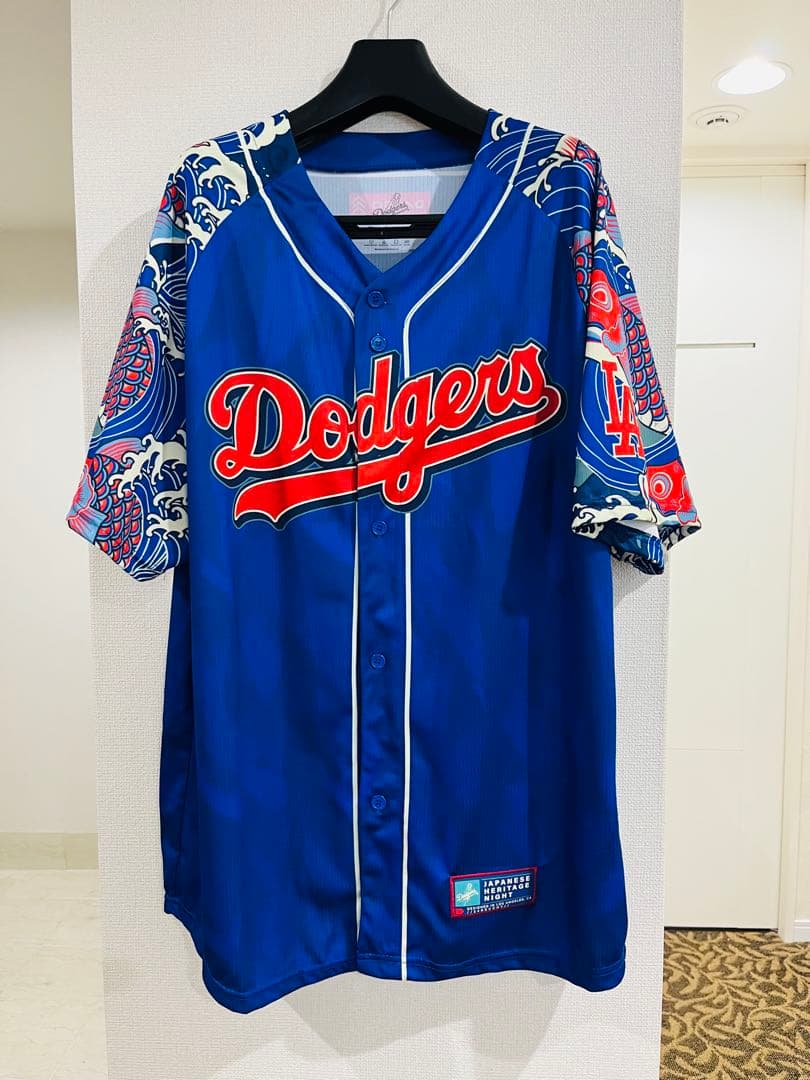 ロサンゼルスドジャース ユニフォーム ジャパンナイト XLユニフォーム 青色