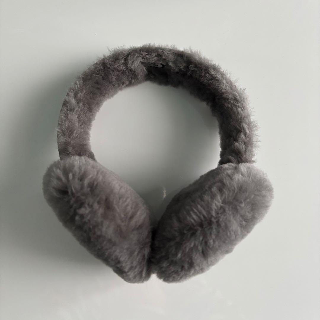 UGG グレー ファー イヤーマフ 耳あて