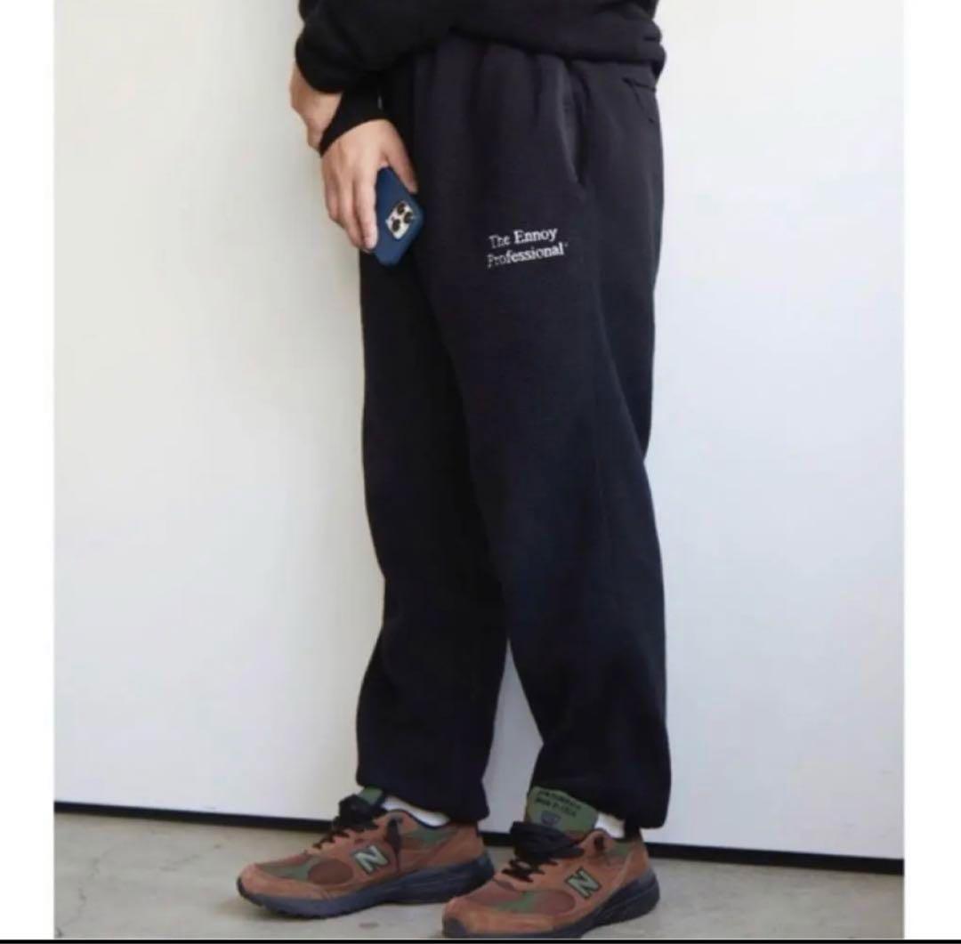Ennoy（エンノイ）フリースパンツ ブラック L
