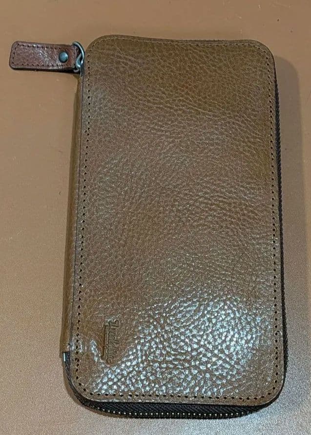 ［美品］ラダイト Luddite レザー ラウンド ジップ ペンケース ［廃番］