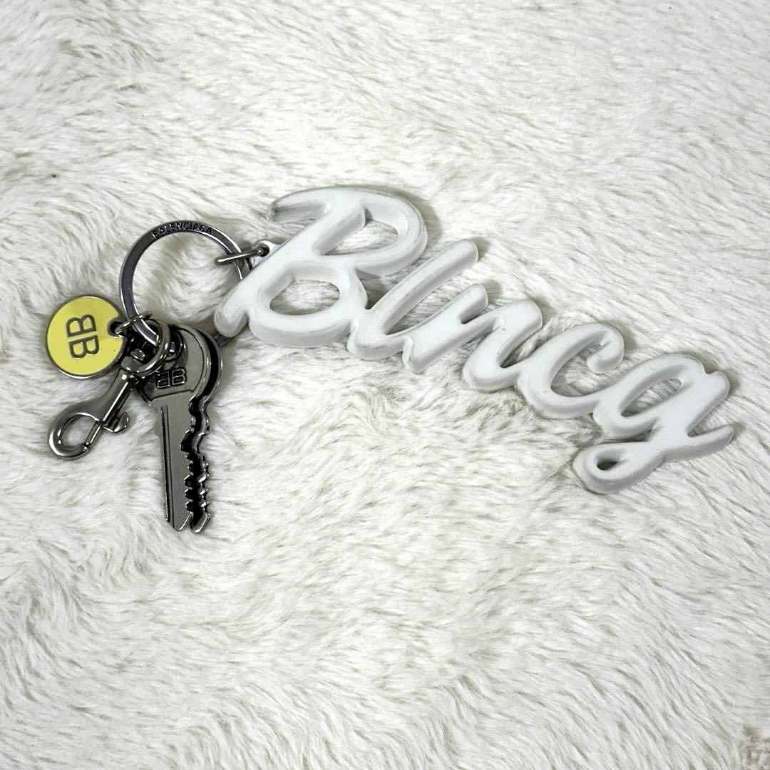 BALENCIAGA チャーム キーリング BBチャーム