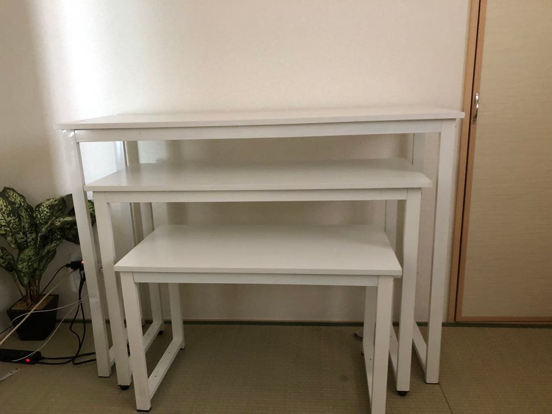 3段棚テーブル