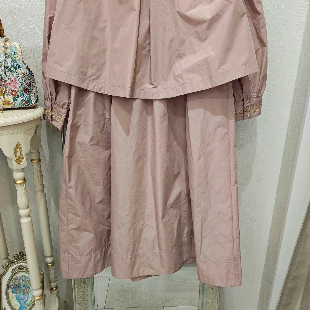 S221:美品❣️ショートジャケット＆ロングワンピース ツインセット ピンク