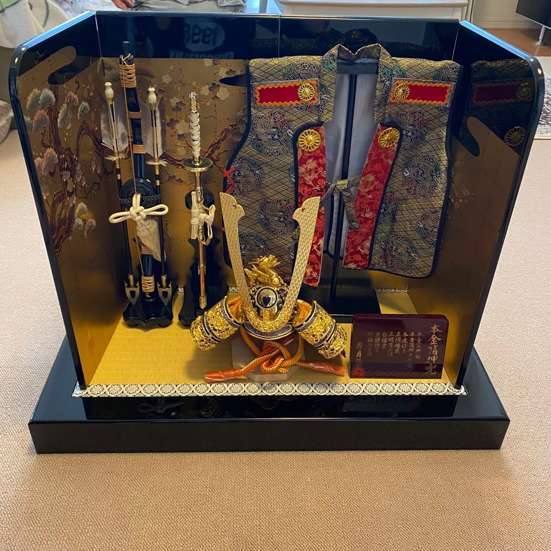 五月人形 兜セット　人形の秀月