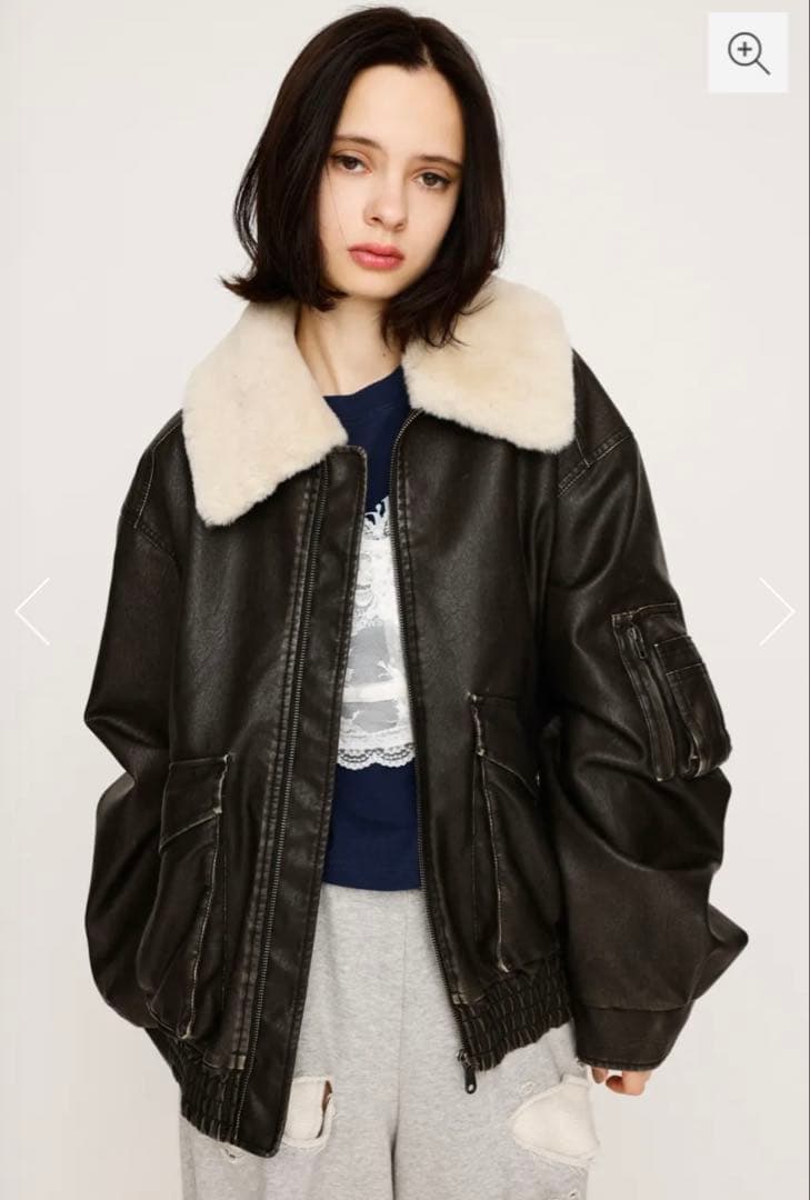 SLY WASHED PUFFER ブルゾン