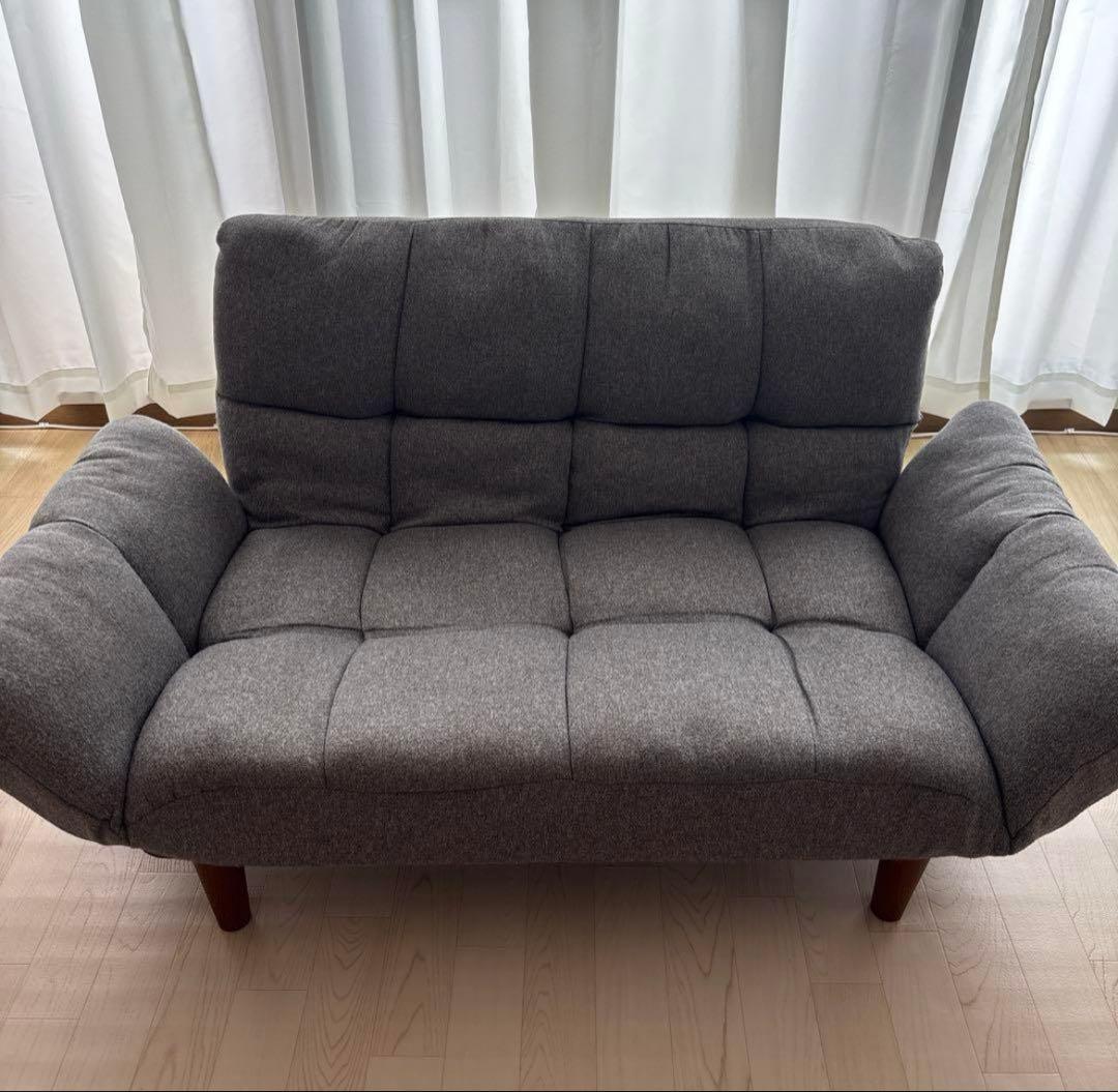 けちゃっぷ様限定ニトリ　コンパクトソファ ポケットO GY