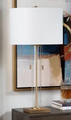 テーブルランプ モダン シンプル ガラス テーブルスタンド AC-2004