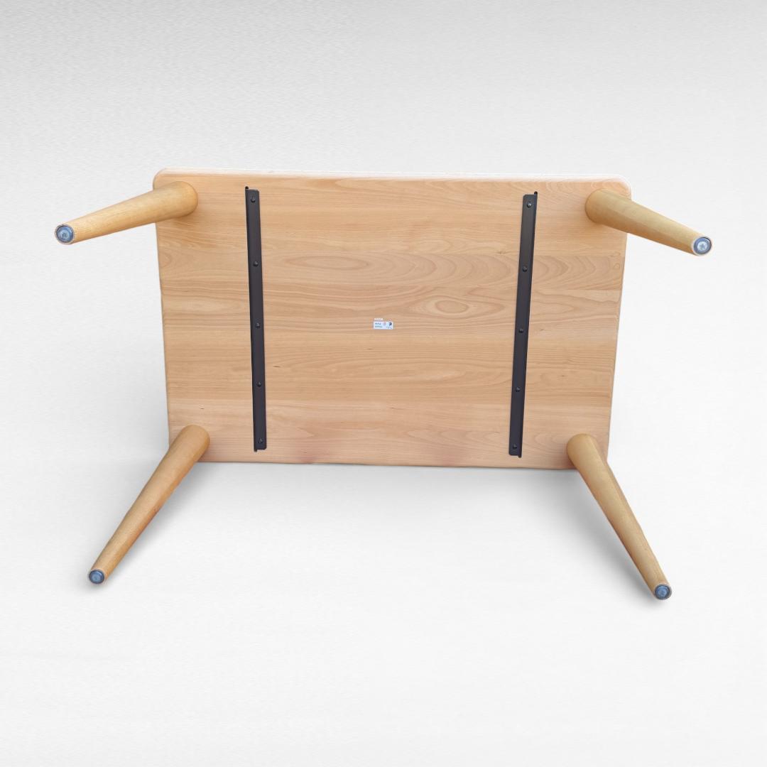 飛騨産業 JIN HTS2 ダイニングテーブル 幅120 天板厚3cm