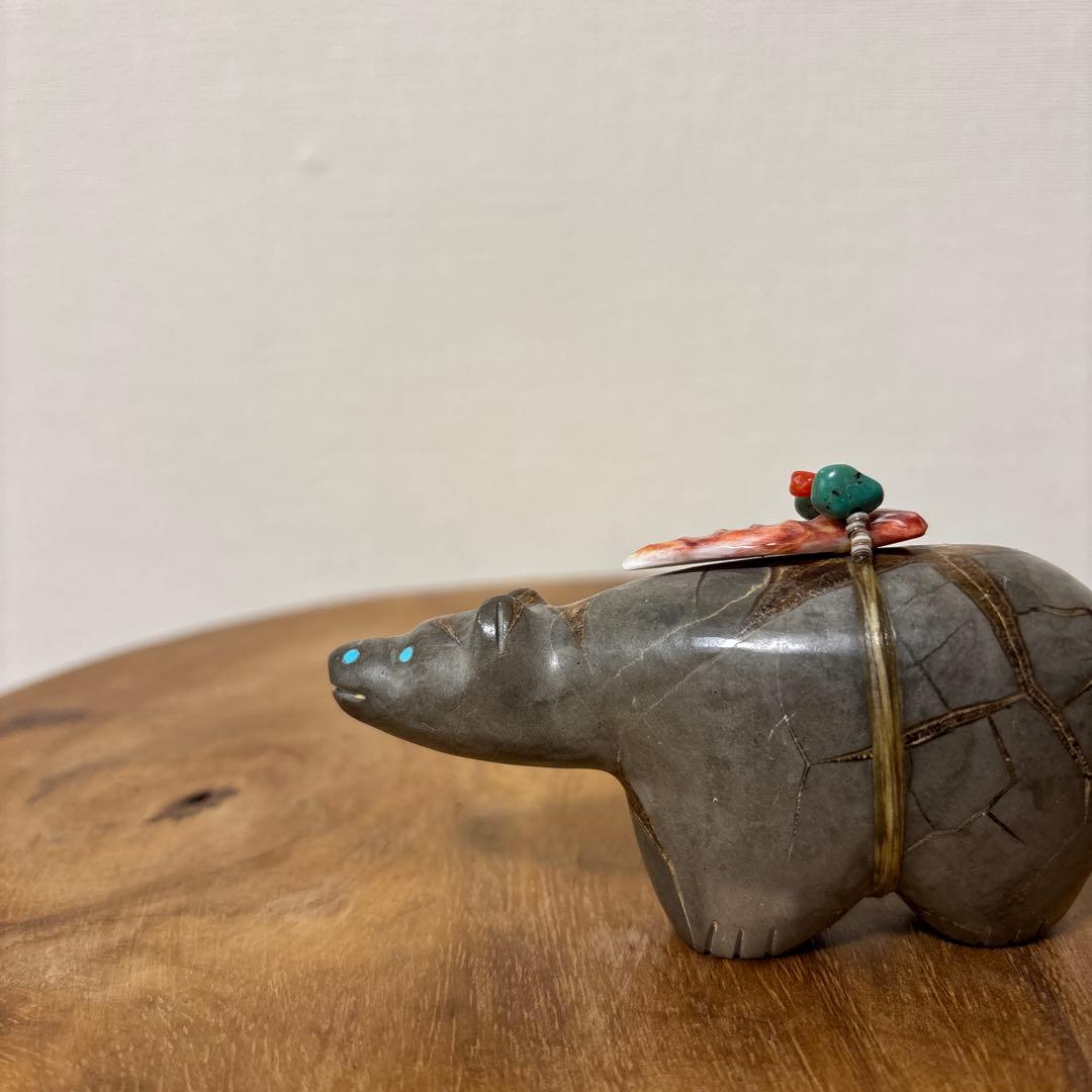 ネイティブアメリカン ズニ族 フェティッシュ ハンドメイド ヴィンテージ 置物