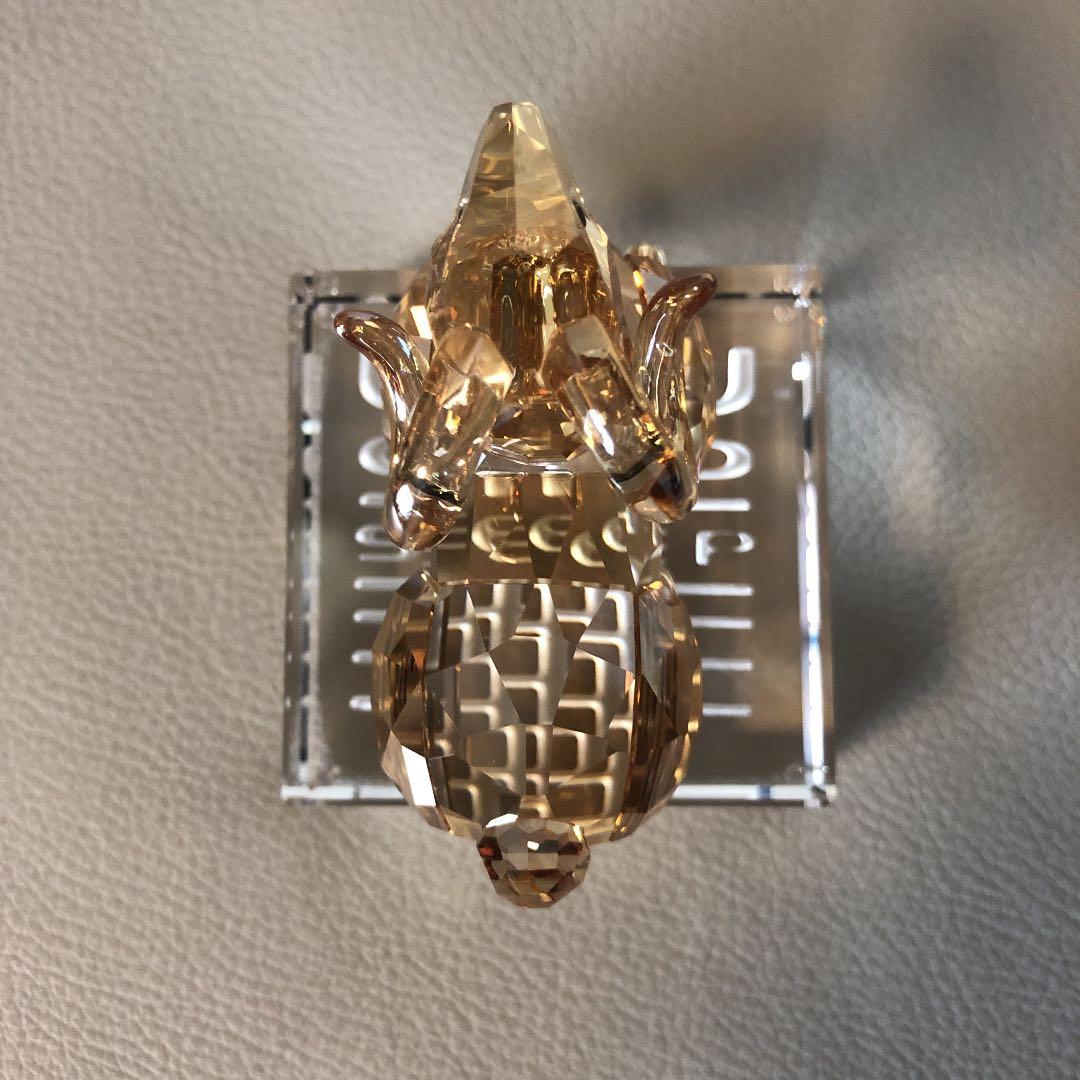 スワロフスキー　【2015年限定版】干支ゴールドひつじ