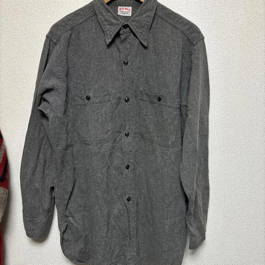 50s BIG MAC ブラックシャンブレー 美品 JC PENNEY