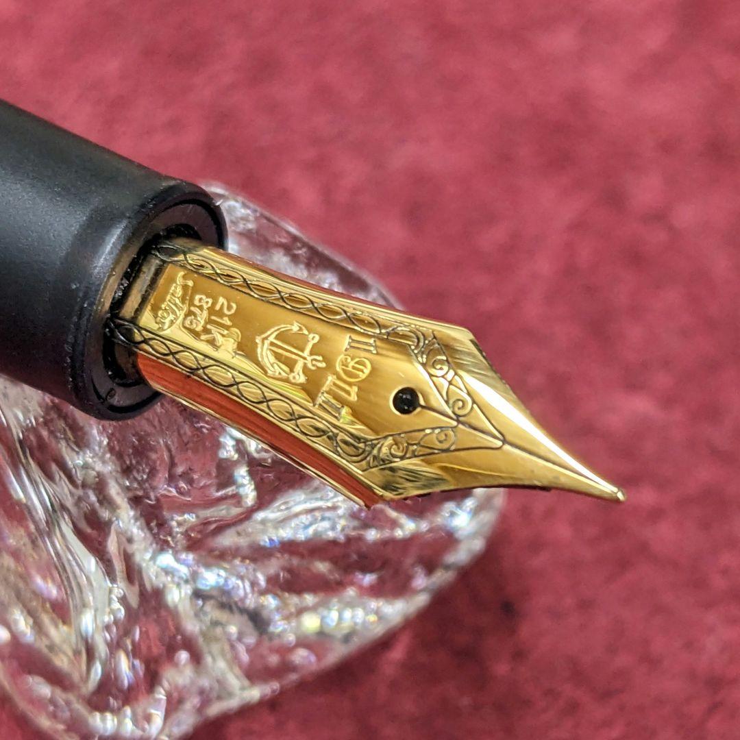 稀少マット梨地 SAILOR プロフィット21万年筆 黒/ゴールド 21K