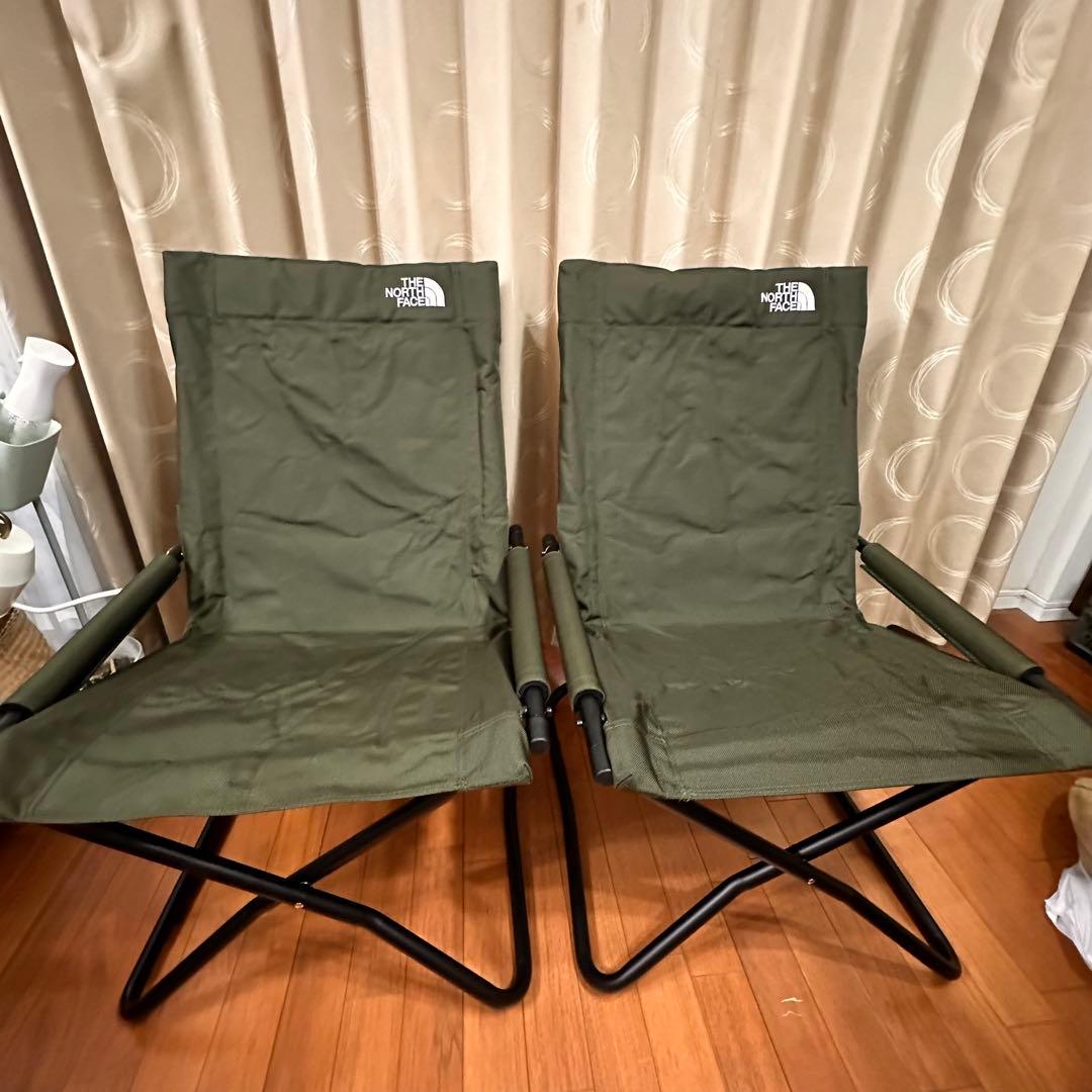 新品 ザ・ノース・フェイス キャンプチェア ニュートープグリーン 2個セット