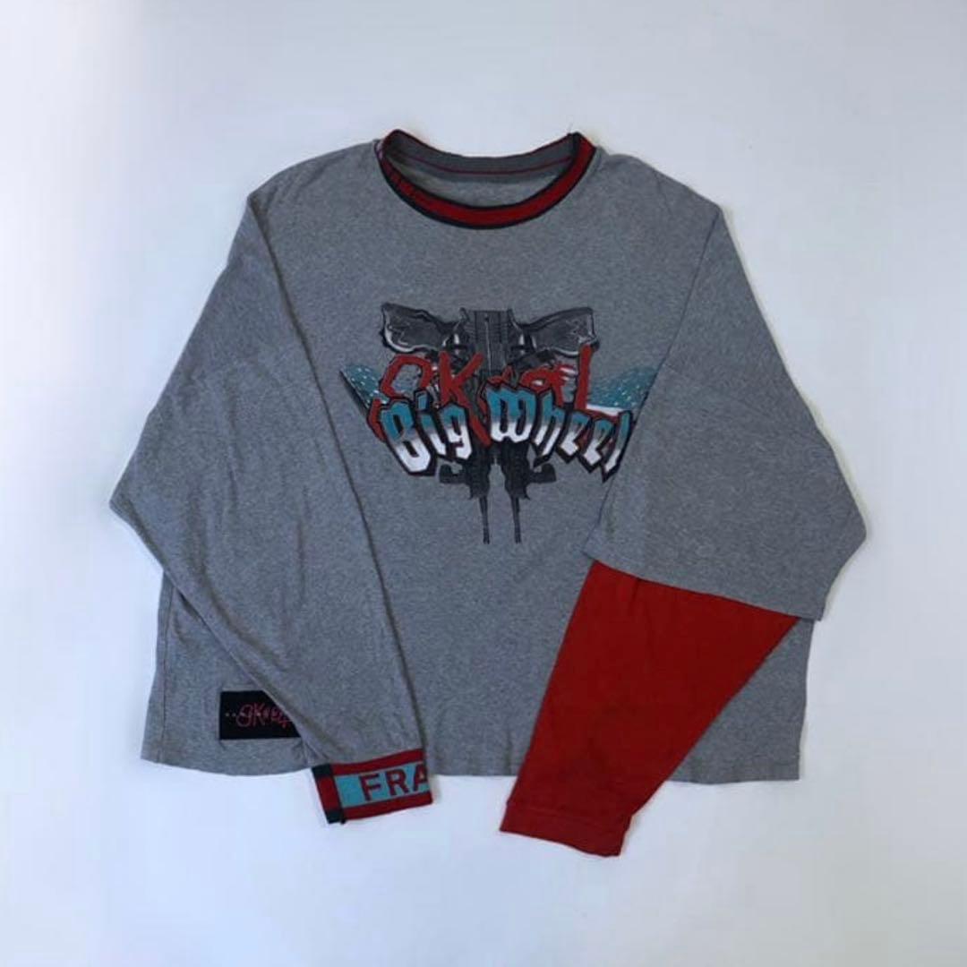 BILLIE EILISH 着用 skoot レイヤードL/S TEE スクート