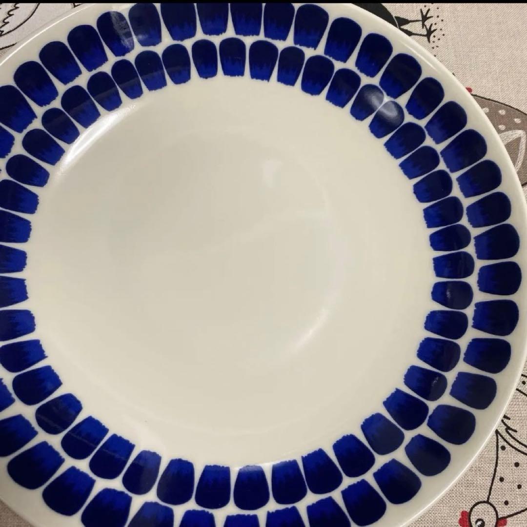 旧ロゴ/フィンランド製　ARABIA 24h トゥオキオ　ディーププレート24㎝