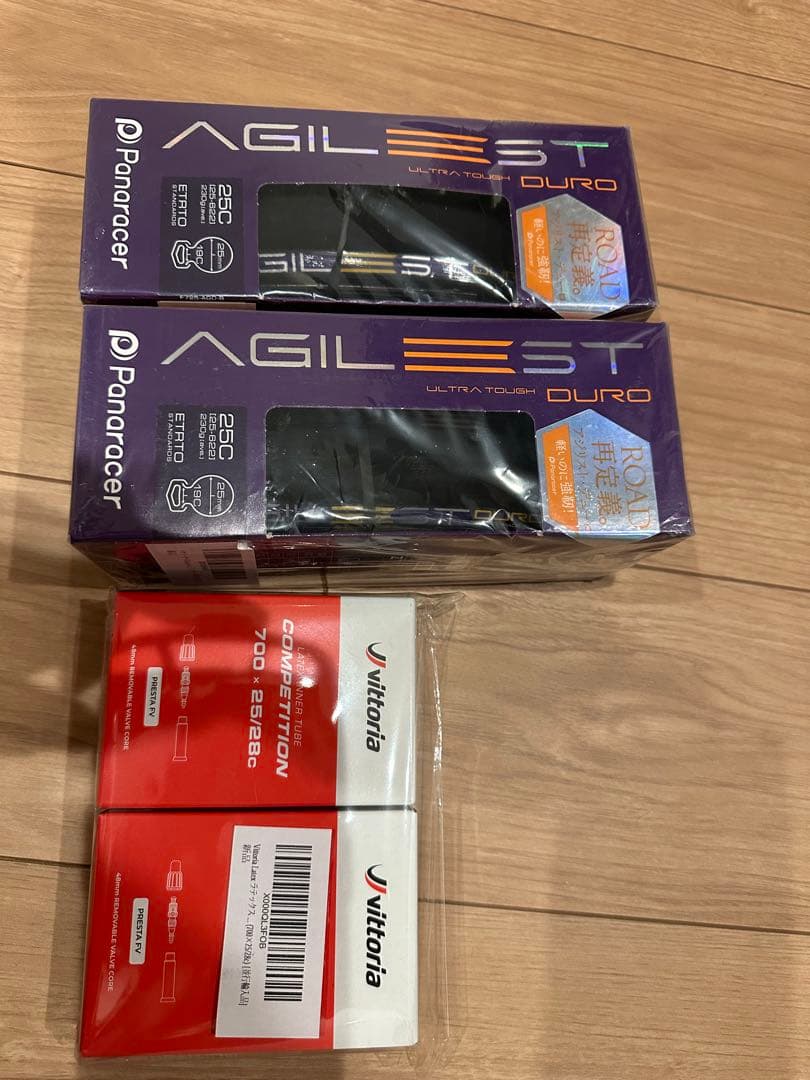 Panaracer AGILEST & Vittoria TPUチューブ