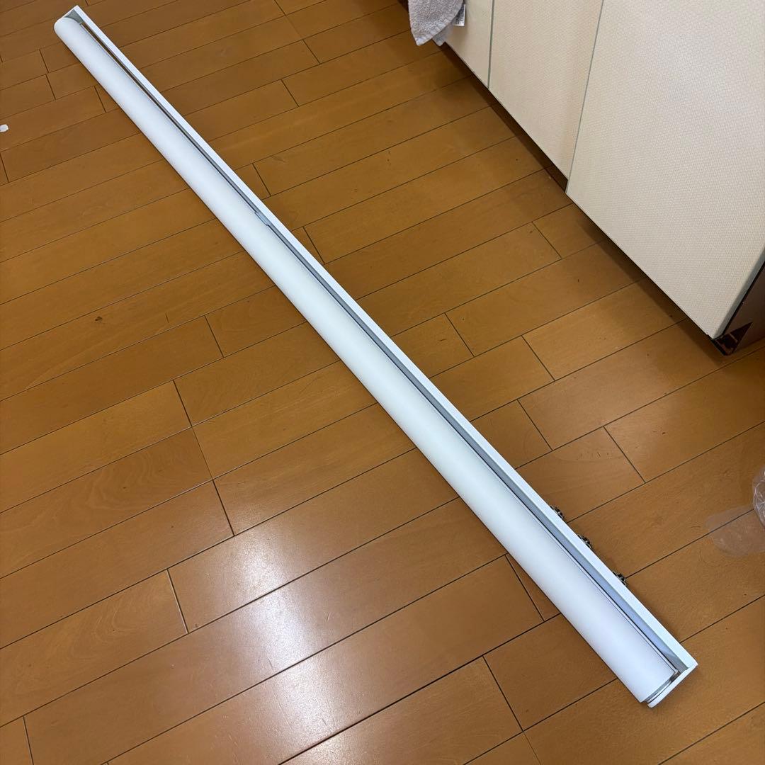 ロールカーテン ホワイト 180cm カーテンレールにつけるタイプ