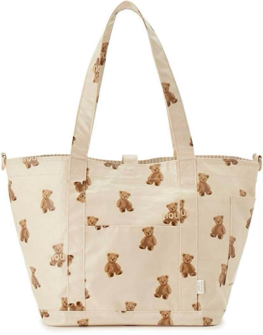 ジェラピケ マザーズバッグ ベア柄