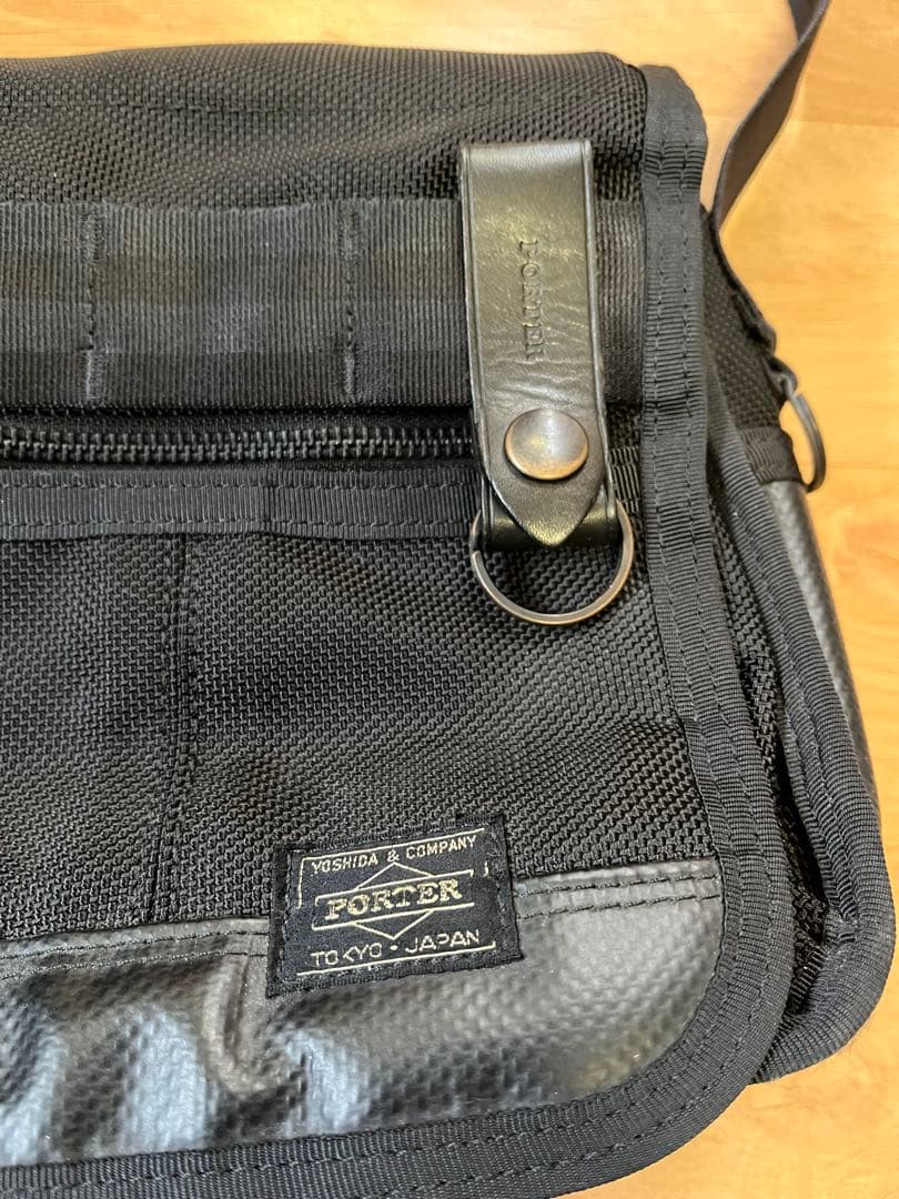 porter ポーター　ヒート　メッセンジャーバッグ ブラック