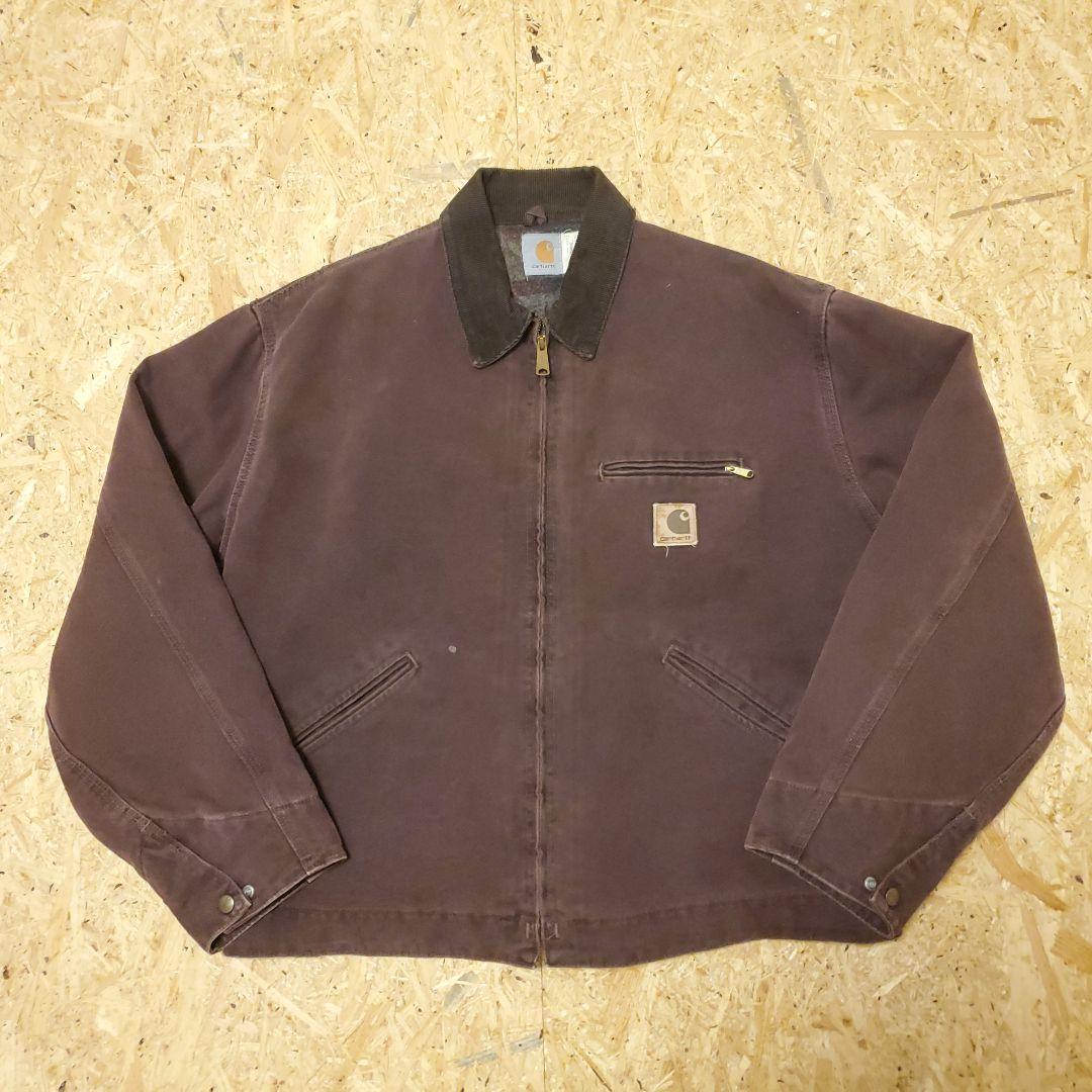 【Carhartt/カーハート】横タグ デトロイトジャケット 希少カラー BRG