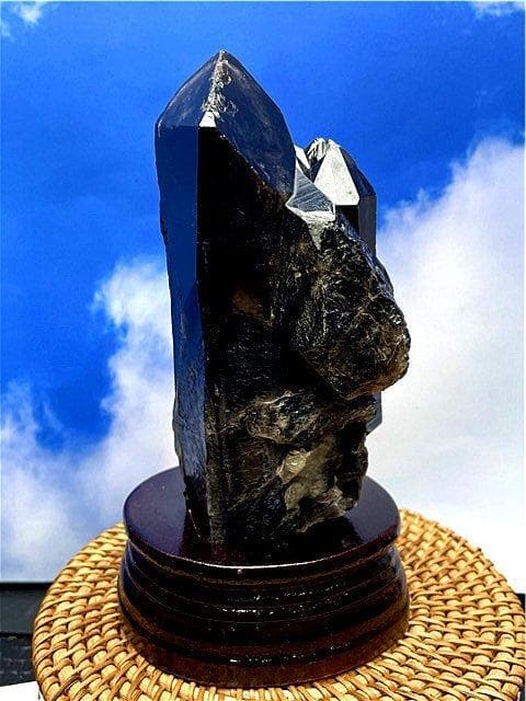 AAA級【魔除け】◆天然モリオン(黒水晶）クラスターB89C6/194C27D