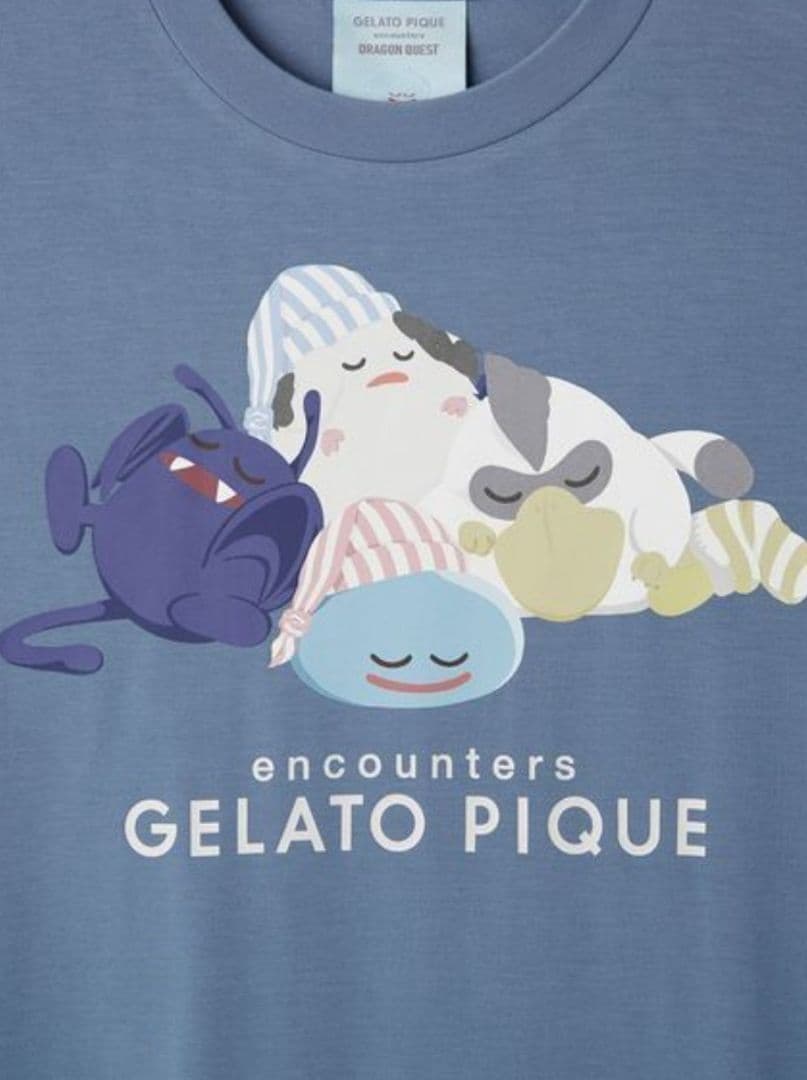 ジェラートピケ　ポケモン　スリーピングモンスターワンポイントロンT