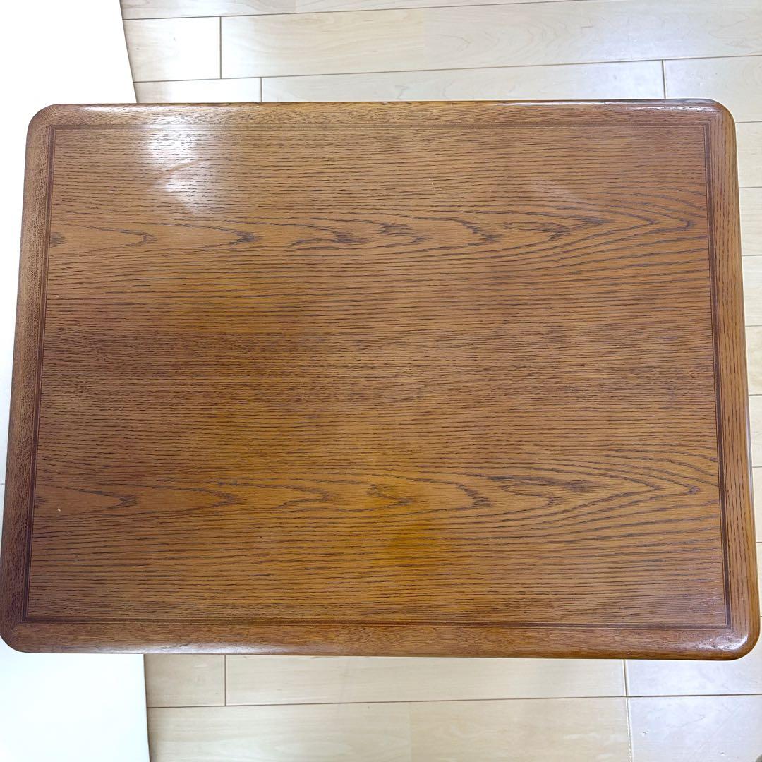 超希少 オールドカリモク サイドテーブル karimoku レトロ家具　天然木