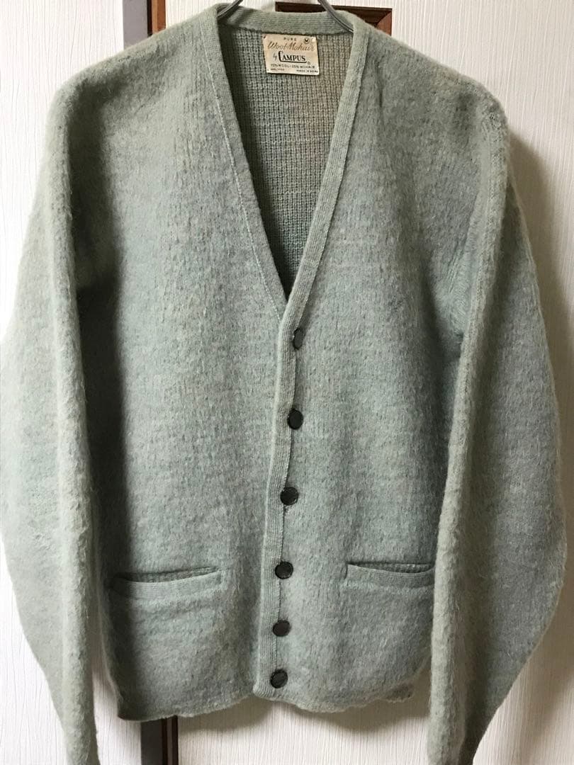 【期間限定】60s Campus モヘア カーディガン カート