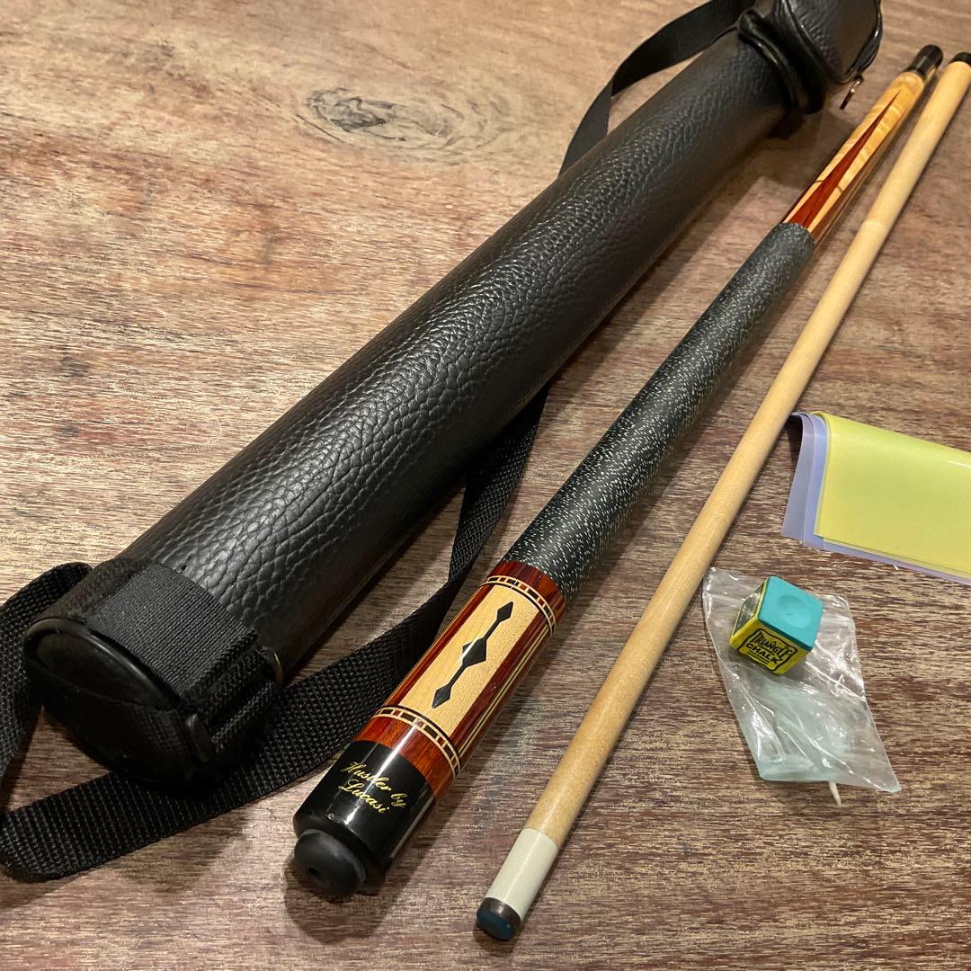 ま*ろ様 美品 ルカシー サイン入り Lucasi XXI ビリヤード キュー