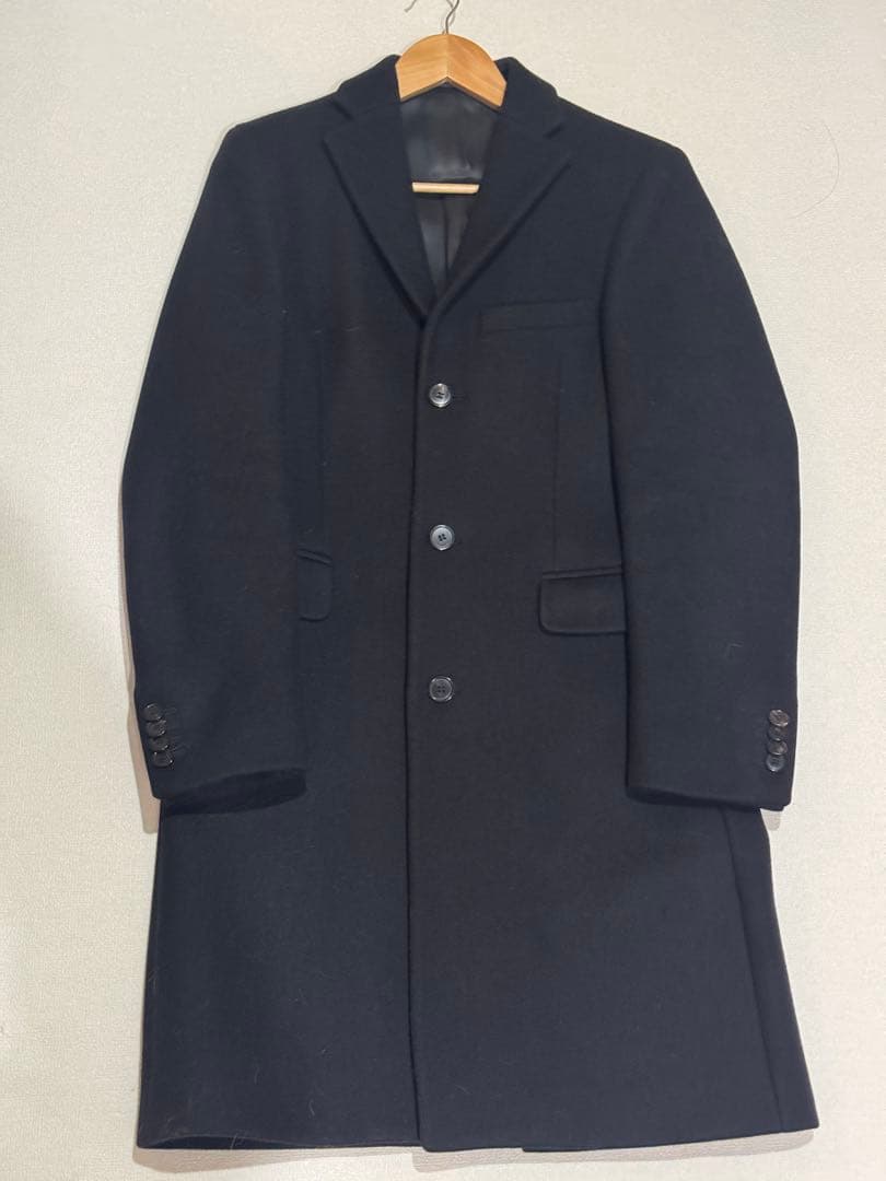 Acne Studios garret ブラック チェスターコート 46