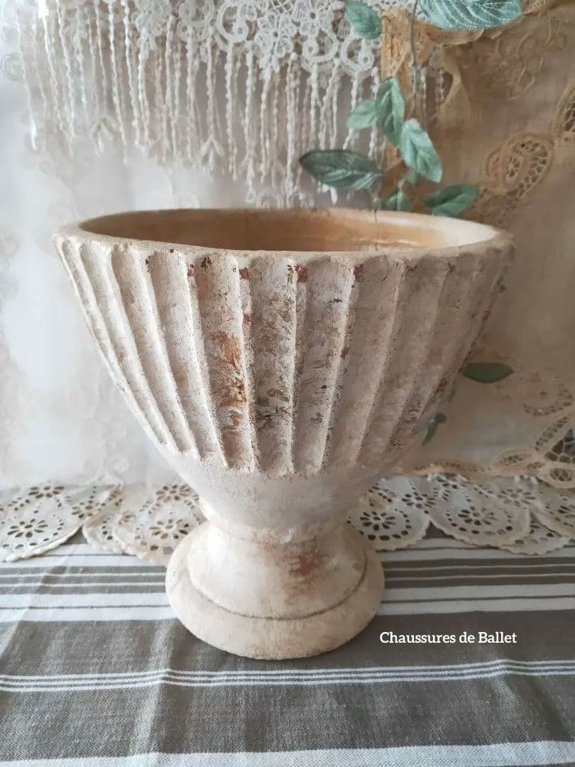 植木鉢 鉢カバー フランスアンティーク イギリスアンティーク shabby