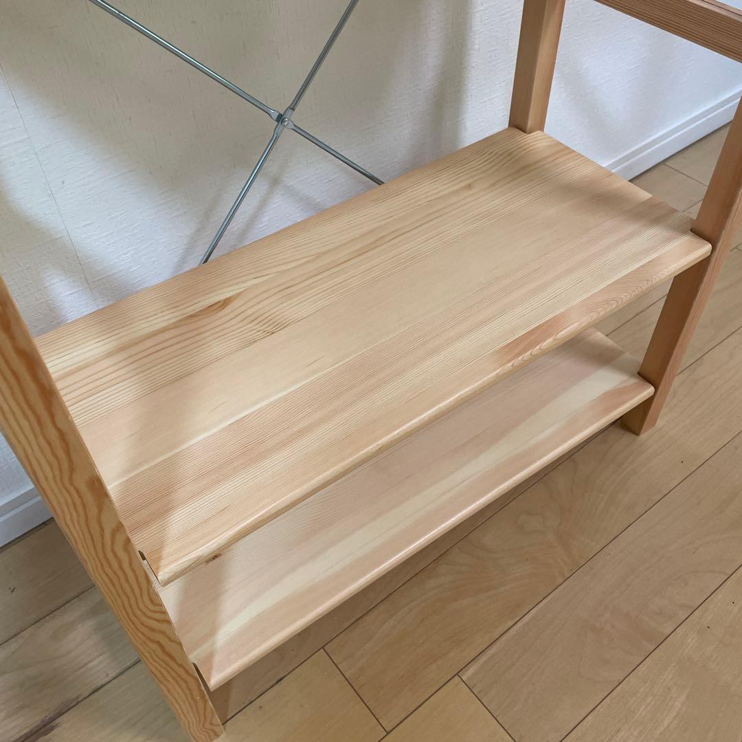 無印良品 パイン材ユニットシェルフ奥行２５ｃｍタイプ・５８ｃｍ幅・大　棚板6枚